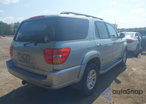 2003 Toyota Sequoia Sr5 V8 из США, поврежденный, VIN 5TDBT44A73S204886